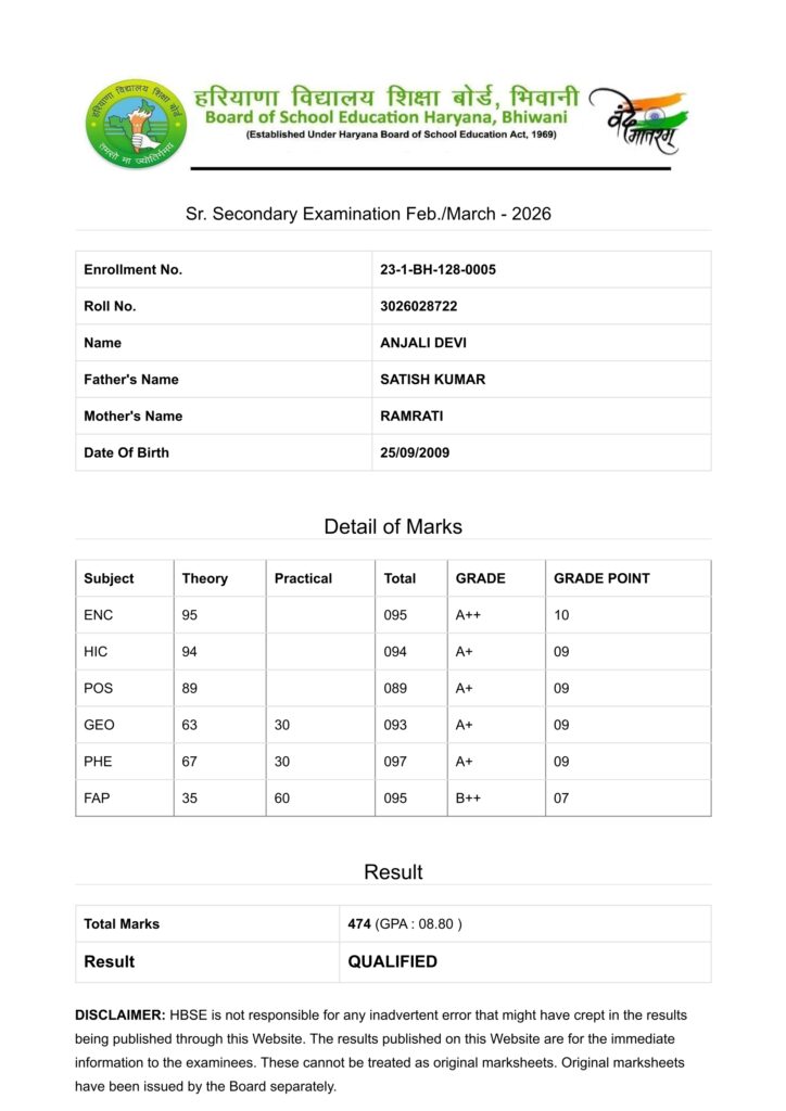 HBSE 12th Result (1)