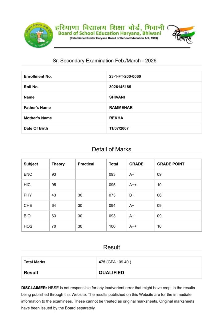 HBSE 12th Result (11)